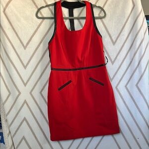 Cynthia Steffe Red Sleeveless Dress